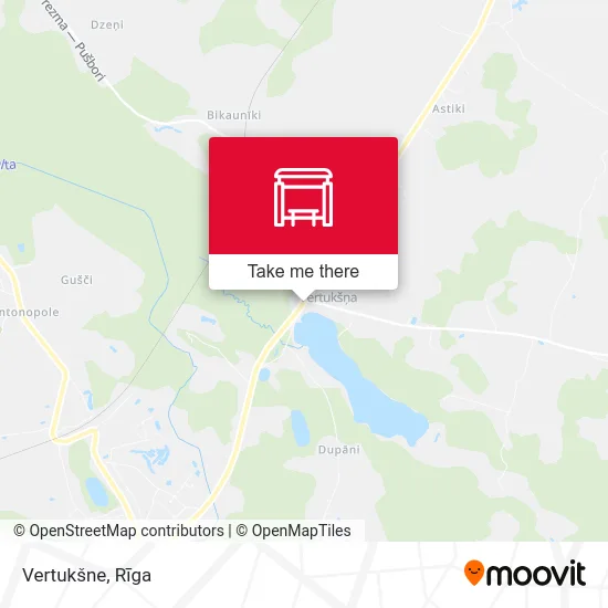 Карта Vertukšne