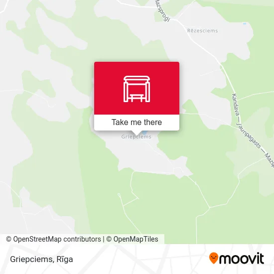 Карта Griepciems