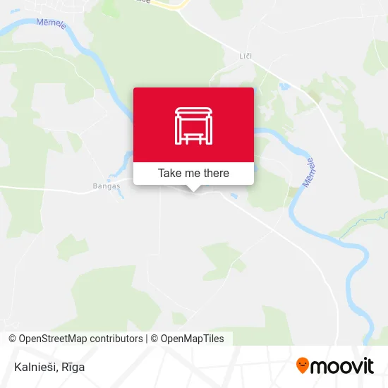 Карта Kalnieši