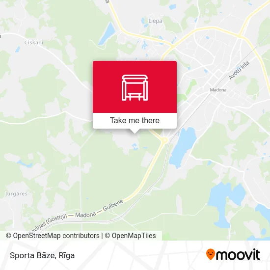 Карта Sporta Bāze