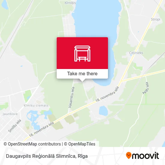 Daugavpils Reģionālā Slimnīca map