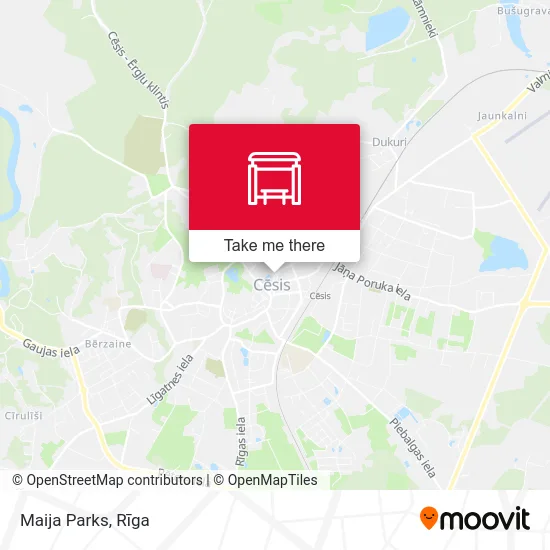 Карта Maija Parks