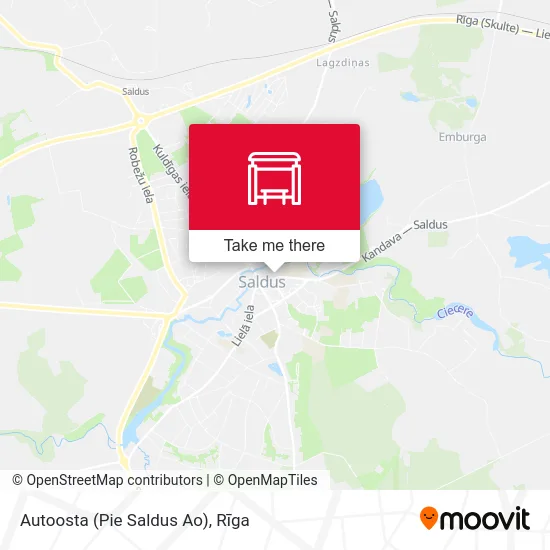 Карта Autoosta (Pie Saldus Ao)