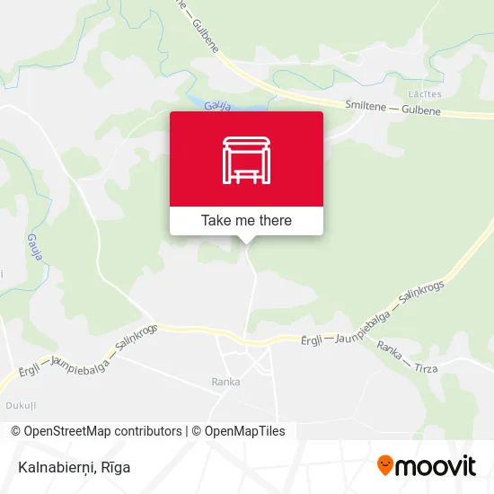 Карта Kalnabierņi