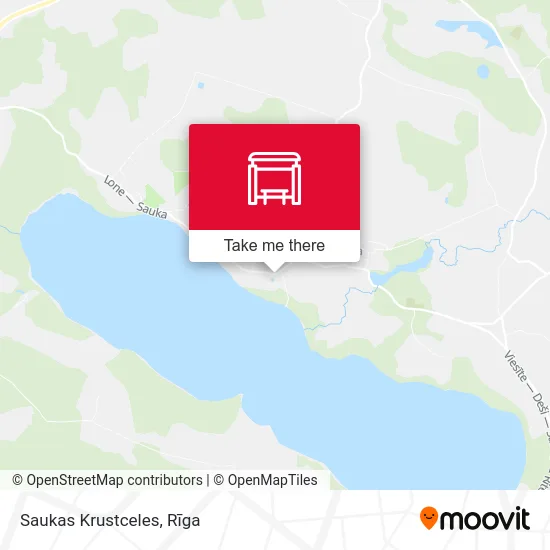Карта Saukas Krustceles