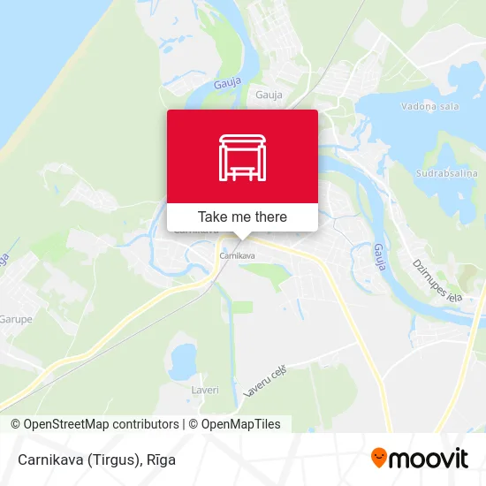 Карта Carnikava (Tirgus)