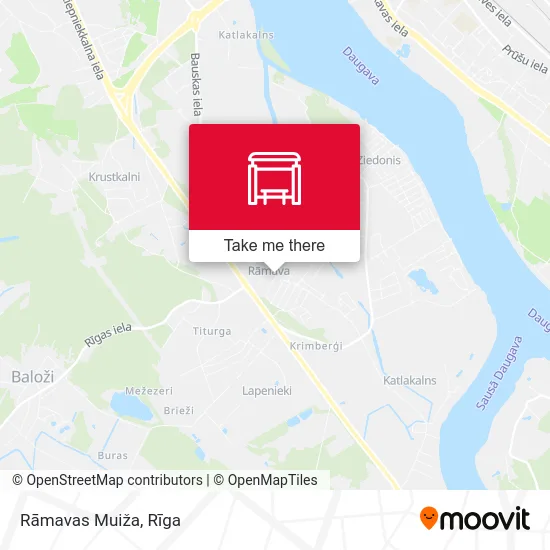 Карта Rāmavas Muiža