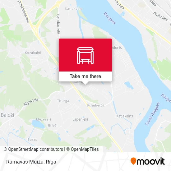 Карта Rāmavas Muiža