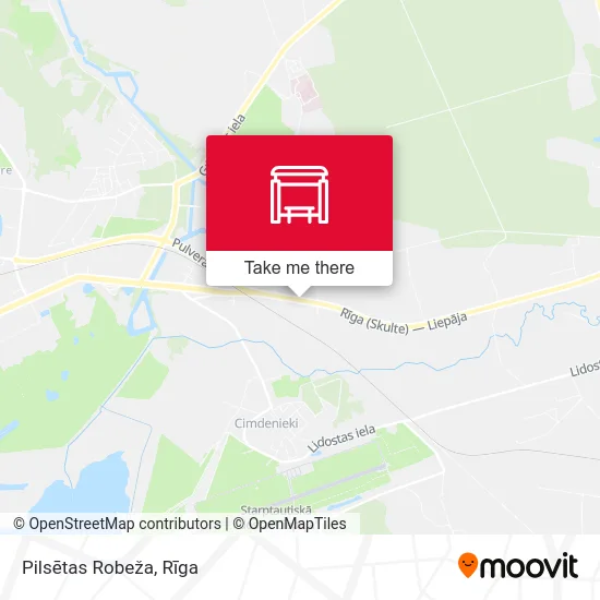 Pilsētas Robeža map