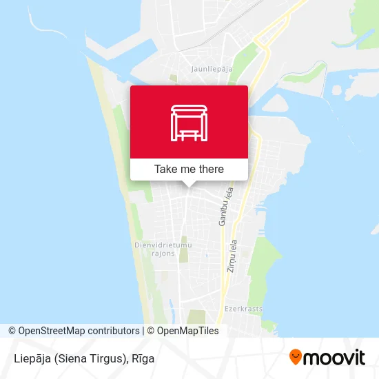 Liepāja (Siena Tirgus) map