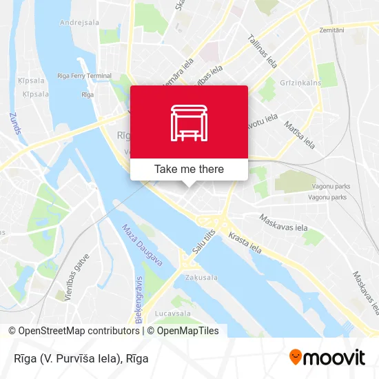 Rīga (V. Purvīša Iela) map