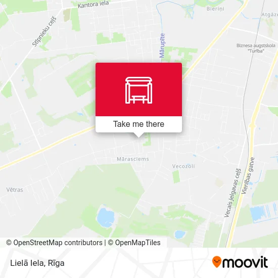 Карта Lielā Iela