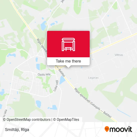 Карта Smiltāji