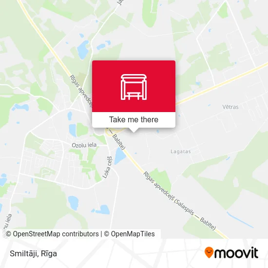 Карта Smiltāji