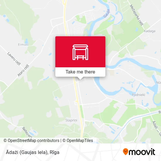 Карта Ādaži (Gaujas Iela)