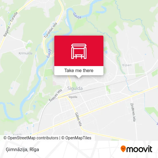 Карта Ģimnāzija