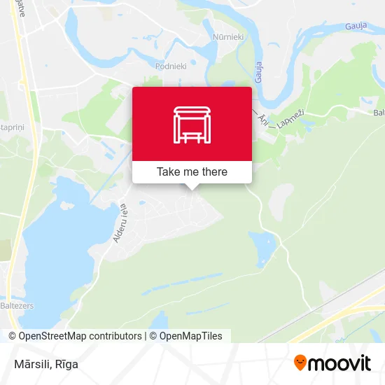 Карта Mārsili