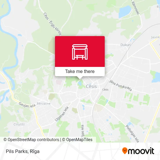 Карта Pils Parks