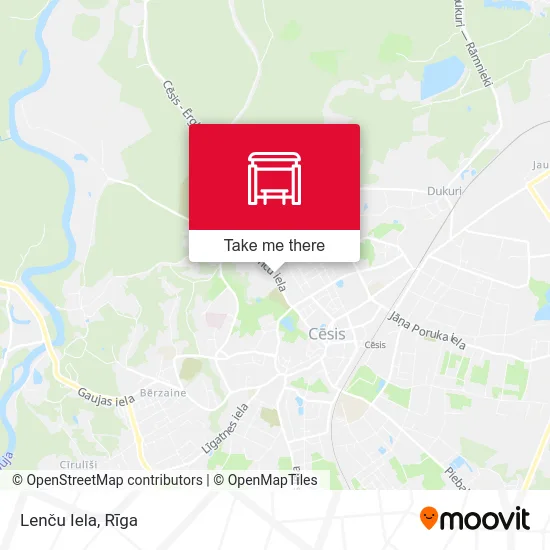 Карта Lenču Iela