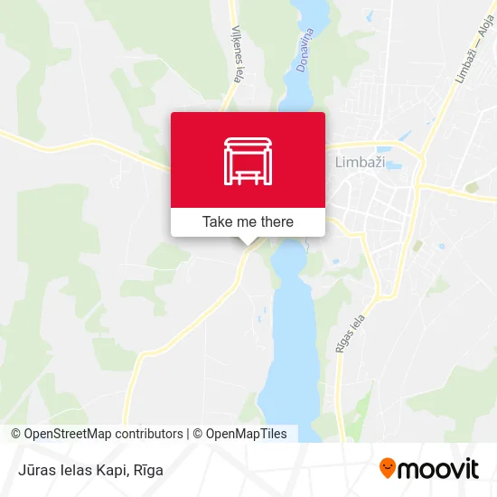 Карта Jūras Ielas Kapi