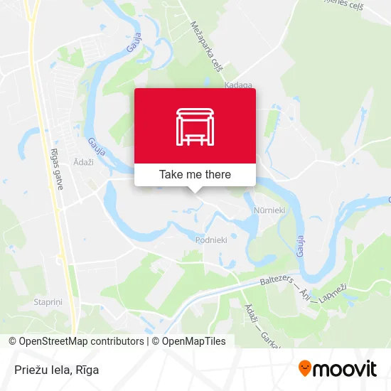 Карта Priežu Iela