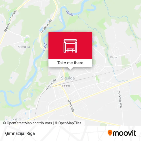 Карта Ģimnāzija