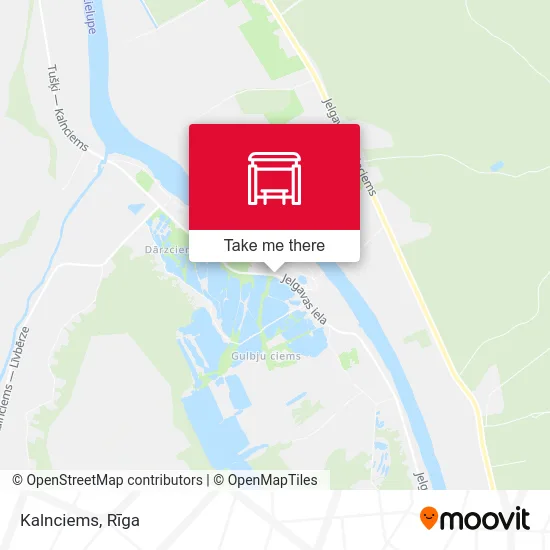 Карта Kalnciems