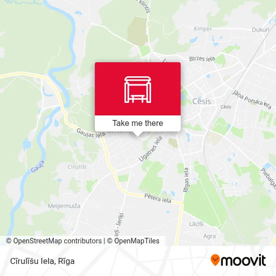 Cīrulīšu Iela map