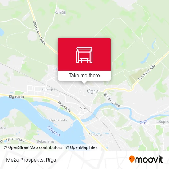 Карта Meža Prospekts