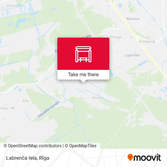 Карта Labrenča Iela