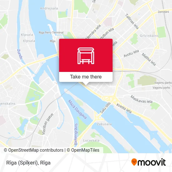 Rīga (Spīķeri) map