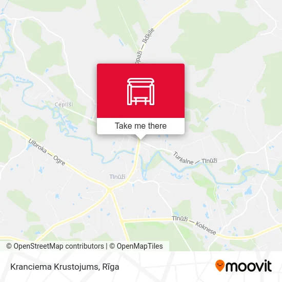 Kranciema Krustojums map