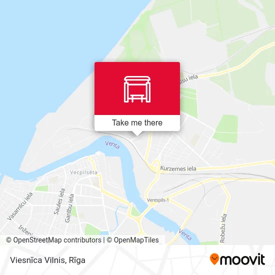 Viesnīca Vilnis map