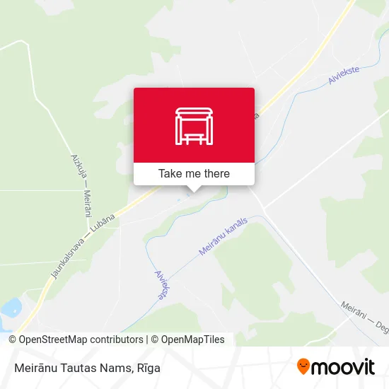 Meirānu Tautas Nams map