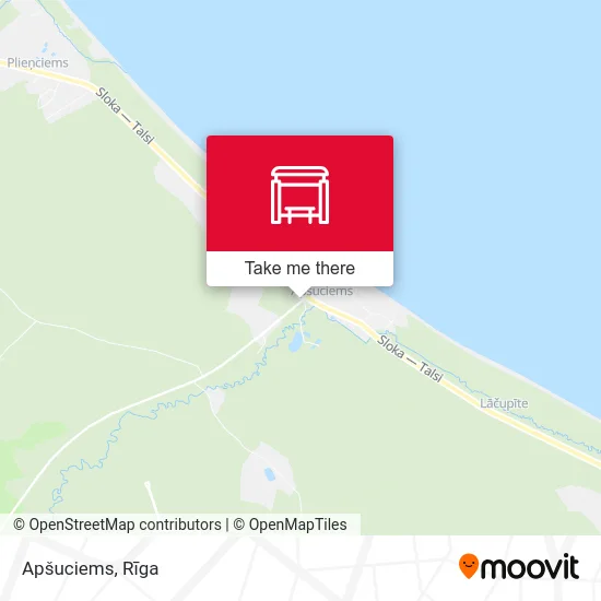 Карта Apšuciems