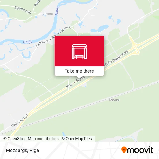 Карта Mežsargs