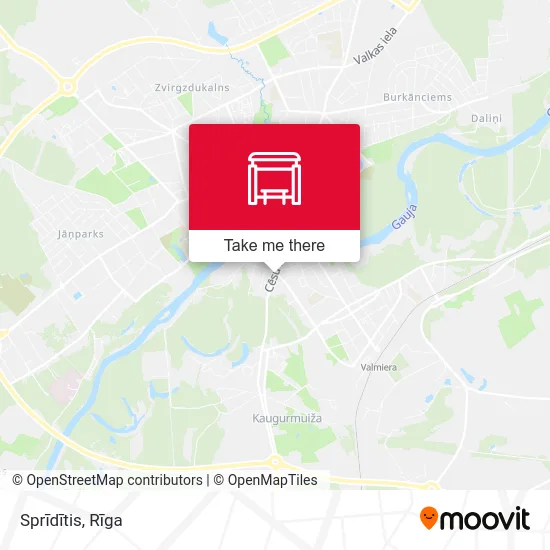 Карта Sprīdītis