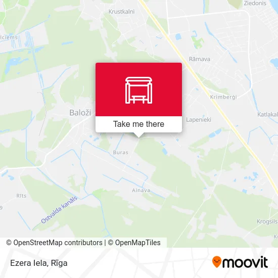 Ezera Iela map