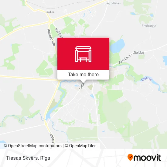 Карта Tiesas Skvērs