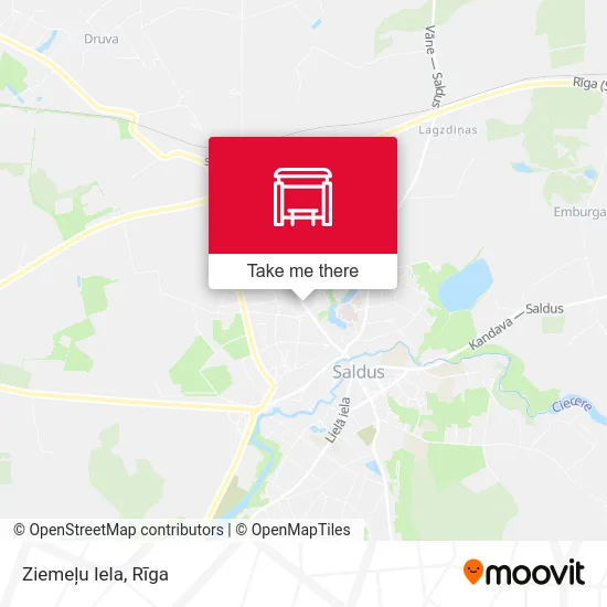 Карта Ziemeļu Iela