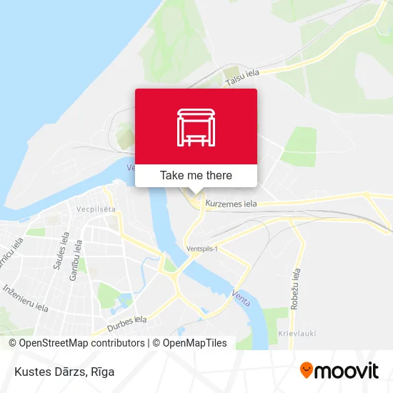 Карта Kustes Dārzs