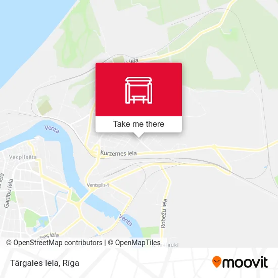 Карта Tārgales Iela