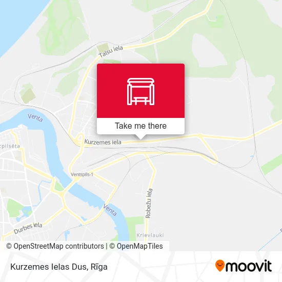 Карта Kurzemes Ielas Dus