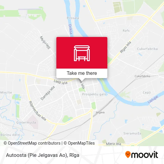 Карта Autoosta (Pie Jelgavas Ao)