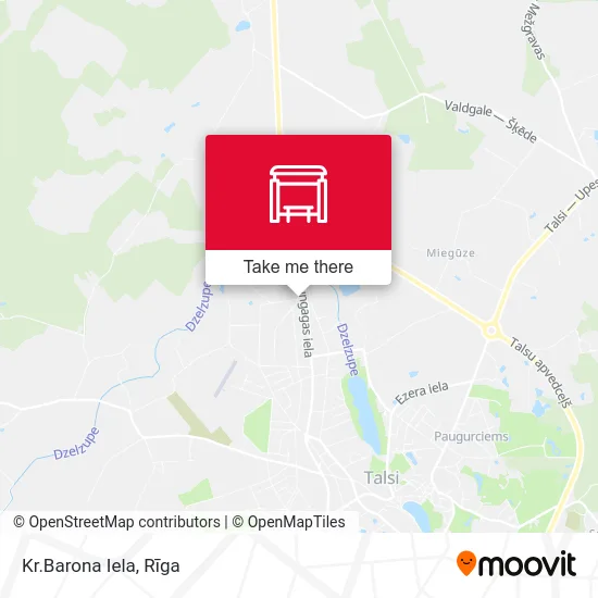 Kr.Barona Iela map