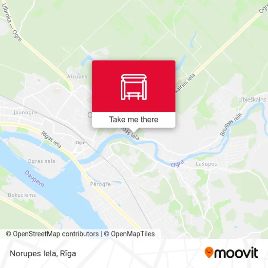 Карта Norupes Iela