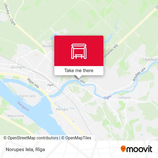 Карта Norupes Iela