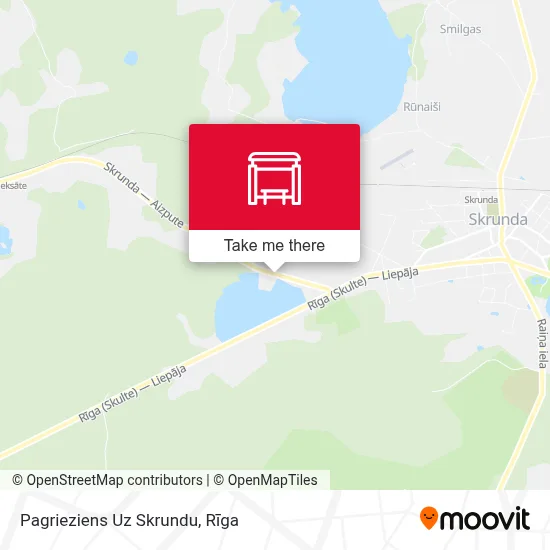 Pagrieziens Uz Skrundu map