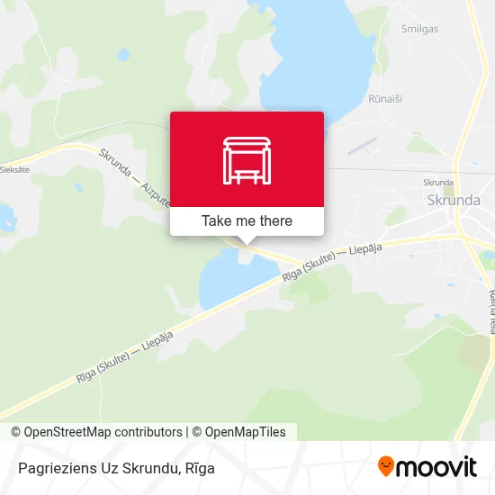 Pagrieziens Uz Skrundu map