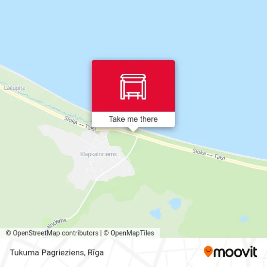 Карта Tukuma Pagrieziens